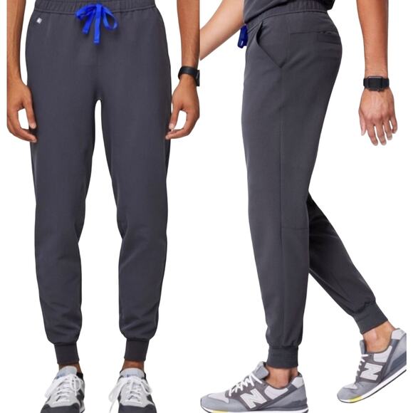 FIGS Men's Tansen Jogger Scrub Pants Charcoal Gray MXXSW2004 Size M - Picture 1 of 9